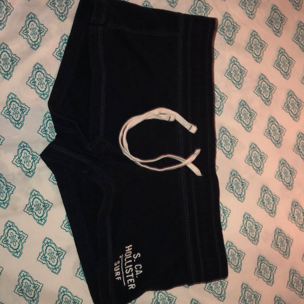 Navy blue mini shorts